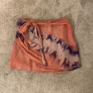 Free people tie dye skirt
